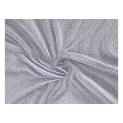 Kvalitex Saténové prostěradlo LUXURY COLLECTION 100x200cm ORIENT šedý