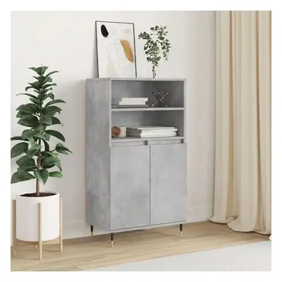 Skříň highboard betonově šedá 60 x 36 x 110 cm kompozitní dřevo