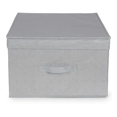 Skládací úložná krabice - karton box Compactor Wos 40 x 50 x v.25 cm, šedá