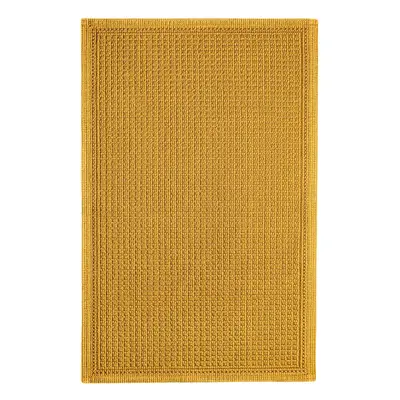 Koupelnová předložka Sorema Favo 1600 gsm Pale Gold (oranžová)