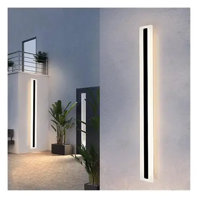 LEDsviti Černé LED moderní nástěnné svítidlo strip 45W P 150cm/8cm IP65 CCT (25492)