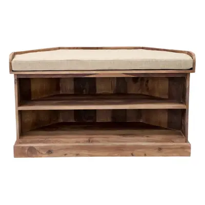 furniture-nabytek.cz - Rohový botník dřevo palisandr 105x60x40