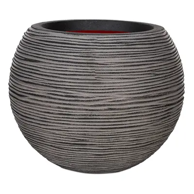 Capi Nature Rib NL Vase Ball Anthracite Ø 40 cm / V 32 cm