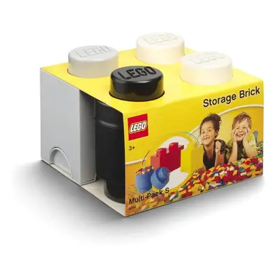 Set 3 ks plastových úložných krabic na LEGO®, 25 x 25,2 x 18,1 cm