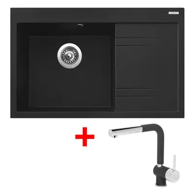 Akční set Sinks RIM 780 L Metalblack + baterie MIX 3 P GR