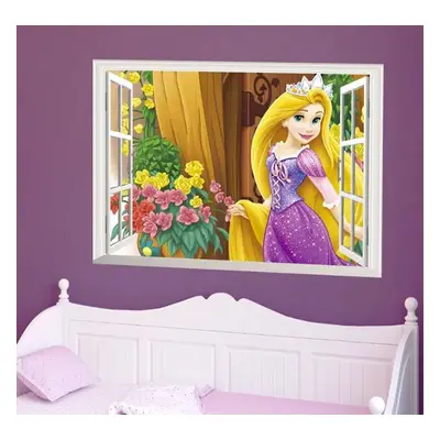 Samolepka na zeď "Princezna Rapunzel" 50x70cm