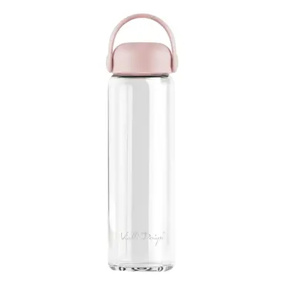 Růžová skleněná lahev 540 ml Fuori – Vialli Design