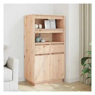 Skříň highboard 60 x 40 x 116,5 cm masivní borové dřevo