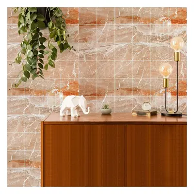 Sada samolepek na kachličky 24 ks 15x15 cm Marble Tiles Torino – Ambiance