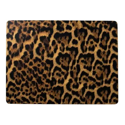 Pevné korkové prostírání s motivem leopardí kůže (4ks) - 30*40*0,4cm