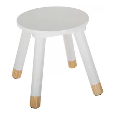 Bílá dětská stolička STOOL WHITE