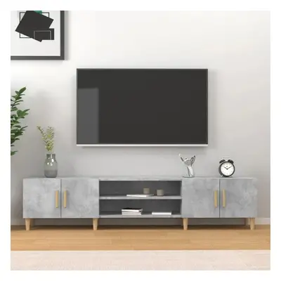 TV skříňka betonově šedá 180 x 31,5 x 40 cm kompozitní dřevo