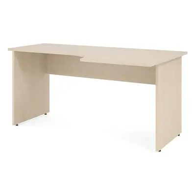 Ergonomický stůl Impress 160 x 90 cm, pravý, javor