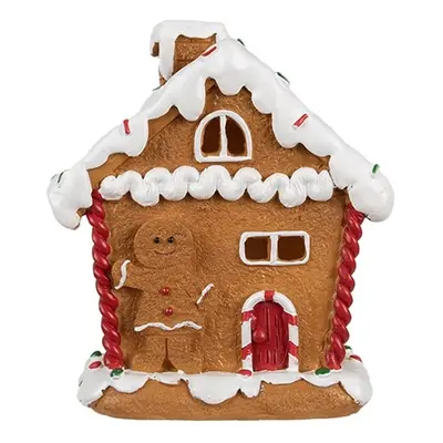 Vánoční perníková chaloupka s Led světýlky Gingerbread House - 11*9*13 cm