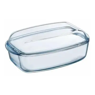 Pyrex Skleněná zapékací mísa s víkem, 6,7 l