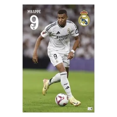 Plakát, Obraz - Real Madrid - 2024/2025 Mbappe