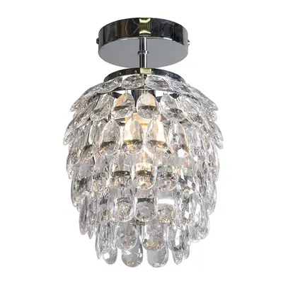 Stropní lampa ve stylu art deco ocel 19 cm stmívatelná - Bling