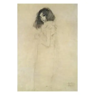 Obrazová reprodukce Portrait of a young woman, 1896-97, Gustav Klimt