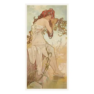 Obrazová reprodukce The Seasons: Summer, Alfons Mucha