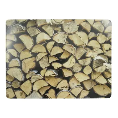 4ks pevné korkové prostírání dřevo Fireplace wood - 30*40*0,4cm