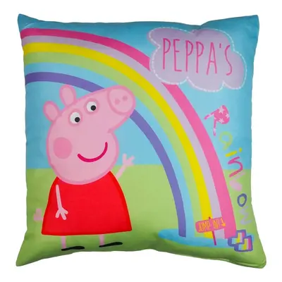 Jerry Fabrics Dětský polštářek s potiskem - Prasátko Peppa | 40 x 40 cm