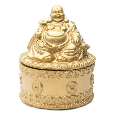 Milujeme Kameny Smějící se Buddha hojnosti - truhlička Feng shui