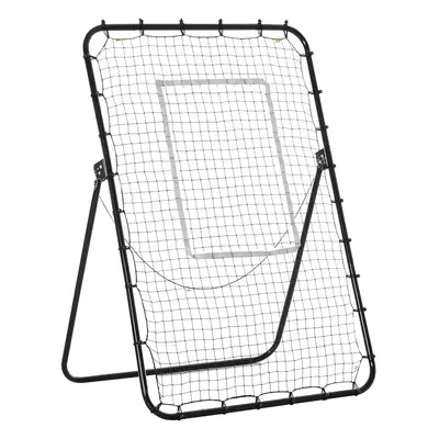 HOMCOM Football Rebounder Skládací fotbalová branka Rebound Wall 123x73x1785 cm 4 nastavitelné s