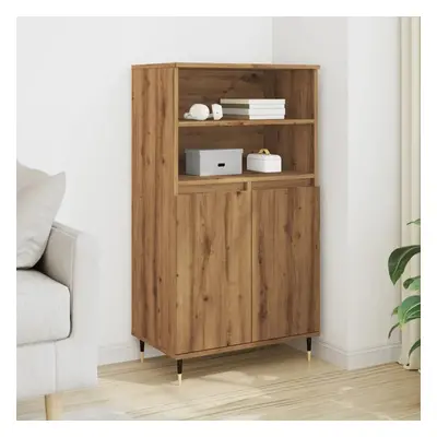 Skříň highboard dub artisan 60 x 36 x 110 cm kompozitní dřevo