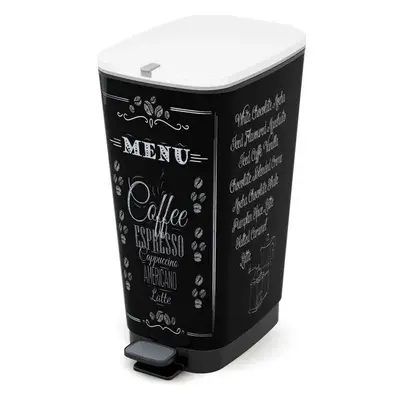 Kis Koš na odpad Chic Bin L - Coffee Menu, 60L