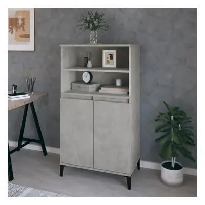 Skříň highboard betonově šedá 60 x 36 x 110 cm kompozitní dřevo