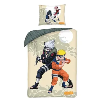 Bavlněné ložní povlečení Naruto a Kakashi - 100% bavlna - 70 x 90 cm + 140 x 200 cm