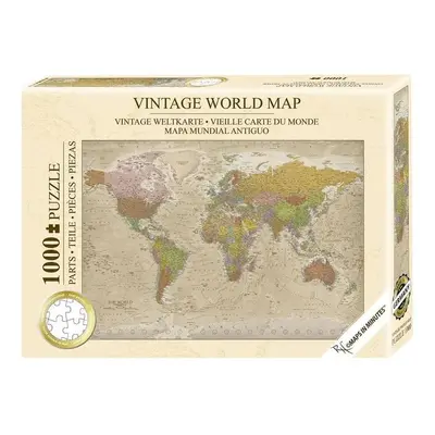 Puzzle Vintage World Map