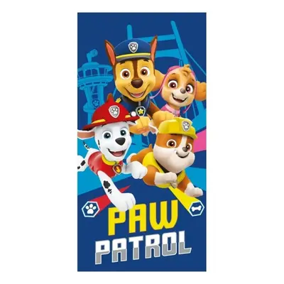 Plážová osuška Tlapková patrola - Paw Patrol - Chase, Marschall, Rubble a Skye - 100% bavlna - 7