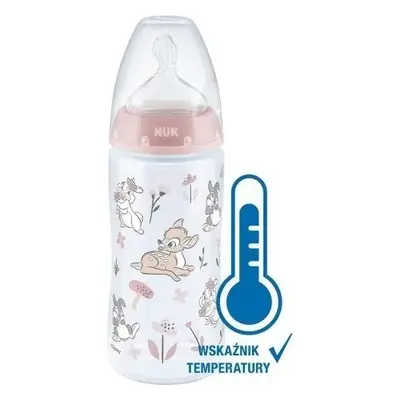 NUK Láhev s indikátorem teploty 300ml Disney Bambi