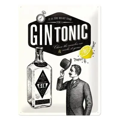 Plechová cedule Gin Tonic