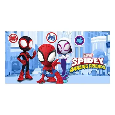 Bavlnená plážová osuška Spidey - motiv Malí hrdinové - 100% bavlna - 70 x 140 cm