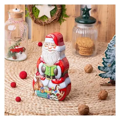 Altom Plechová dóza na sušenky a perníčky Santa Claus 23 x 13 cm