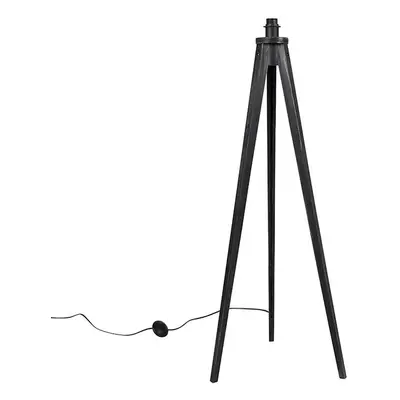 Venkovská stojací lampa stativ černá - Tripod Classic