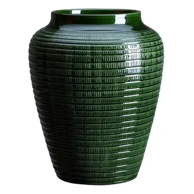 Willow GLAZED Emerald Green Vase Ø 20 cm / V 25 cm