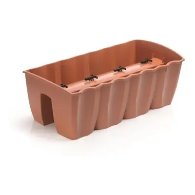 PROSPERPLAST Závěsný truhlík - CROWN Rozměr: 58x27,8 cm, Barva: terakotová