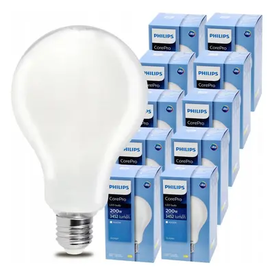 10x LED žárovka Philips E27 - 23W - 3452lm - 4000k Corepro Premium - SET