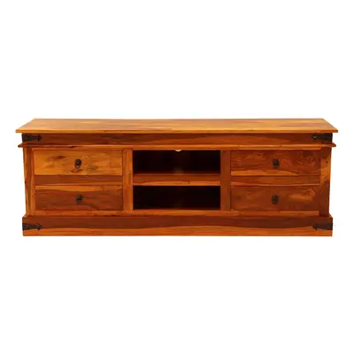 furniture-nabytek.cz - Rustikální tv stolek z masivního dřeva palisandr 160x55x45