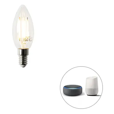 Sada 5 ks Smart E14 stmívatelná LED lampa B35 4,5W 470 lm 2700K