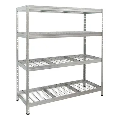 AR Shelving Vysokozátěžový regál Wire Mesh, 180 × 180 × 60 cm, nosnost police: 400 kg