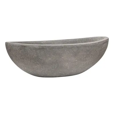 Baq Polystone Plain Boat Grey V 13 cm / D 46 cm