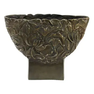 Bronzová antik kovová váza Palesa antique bronze XL - 45*14*34 cm