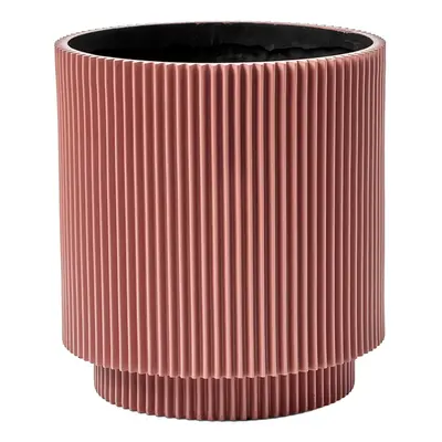 Capi Nature Groove Special Vase Cylinder Pink Ø 19 cm / V 21 cm