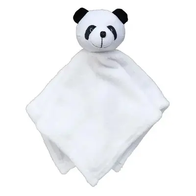 SCANquilt dětský muchláček ANIMAL panda černobílá 36 x 36 cm