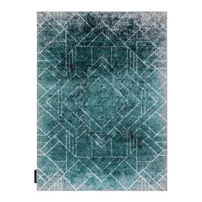 Moderní koberec DE LUXE 626 Geometrický, diamanty Strukturální šed velikost 120x170 cm | krásn