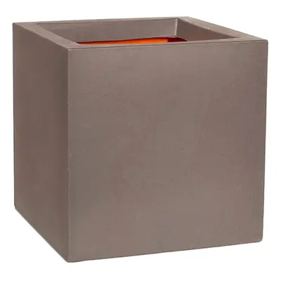 Capi Urban Smooth NL Pot Square Warm Taupe V 40 cm / D 40 cm